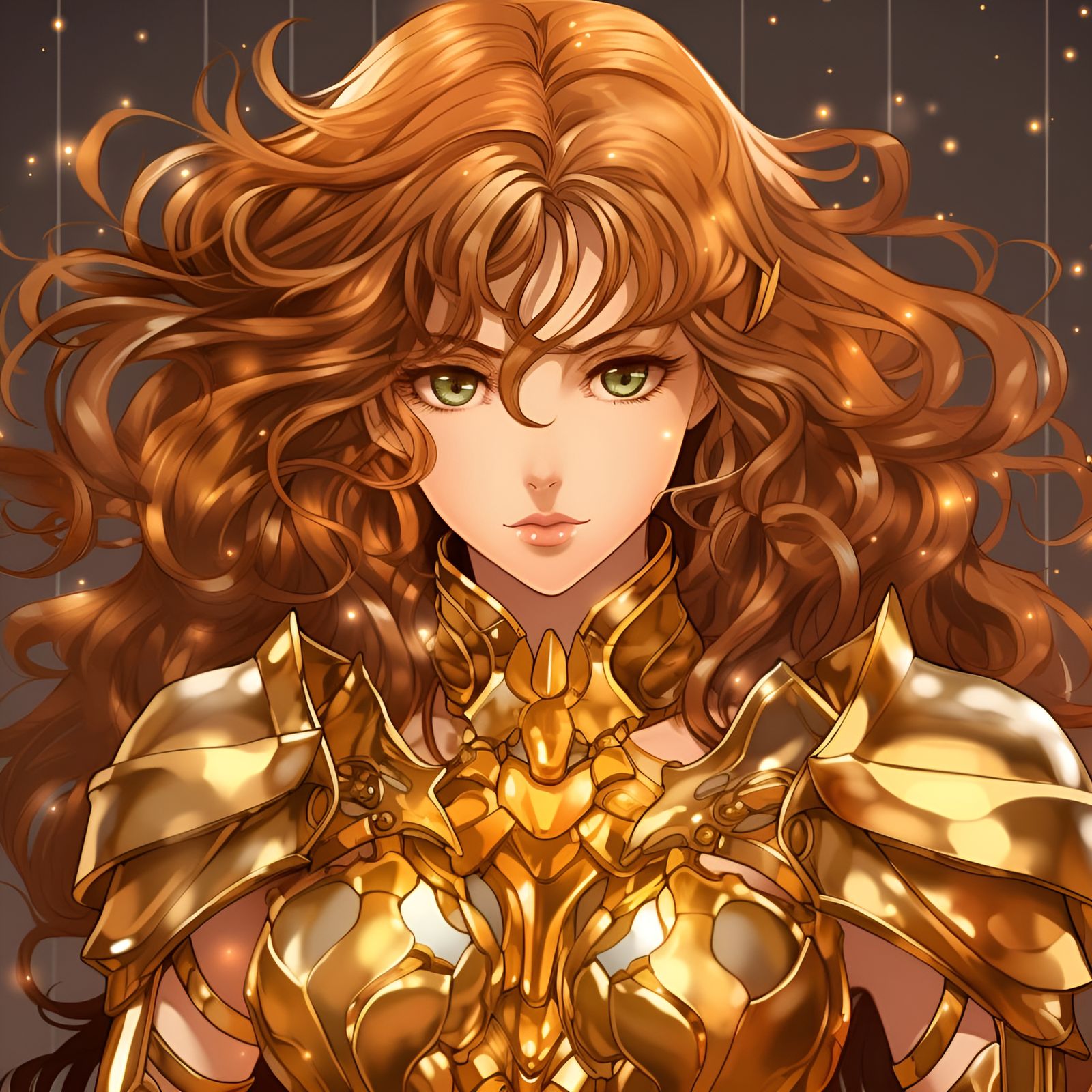 Celestine, the Majestic Sentinel of the Aureate Empire