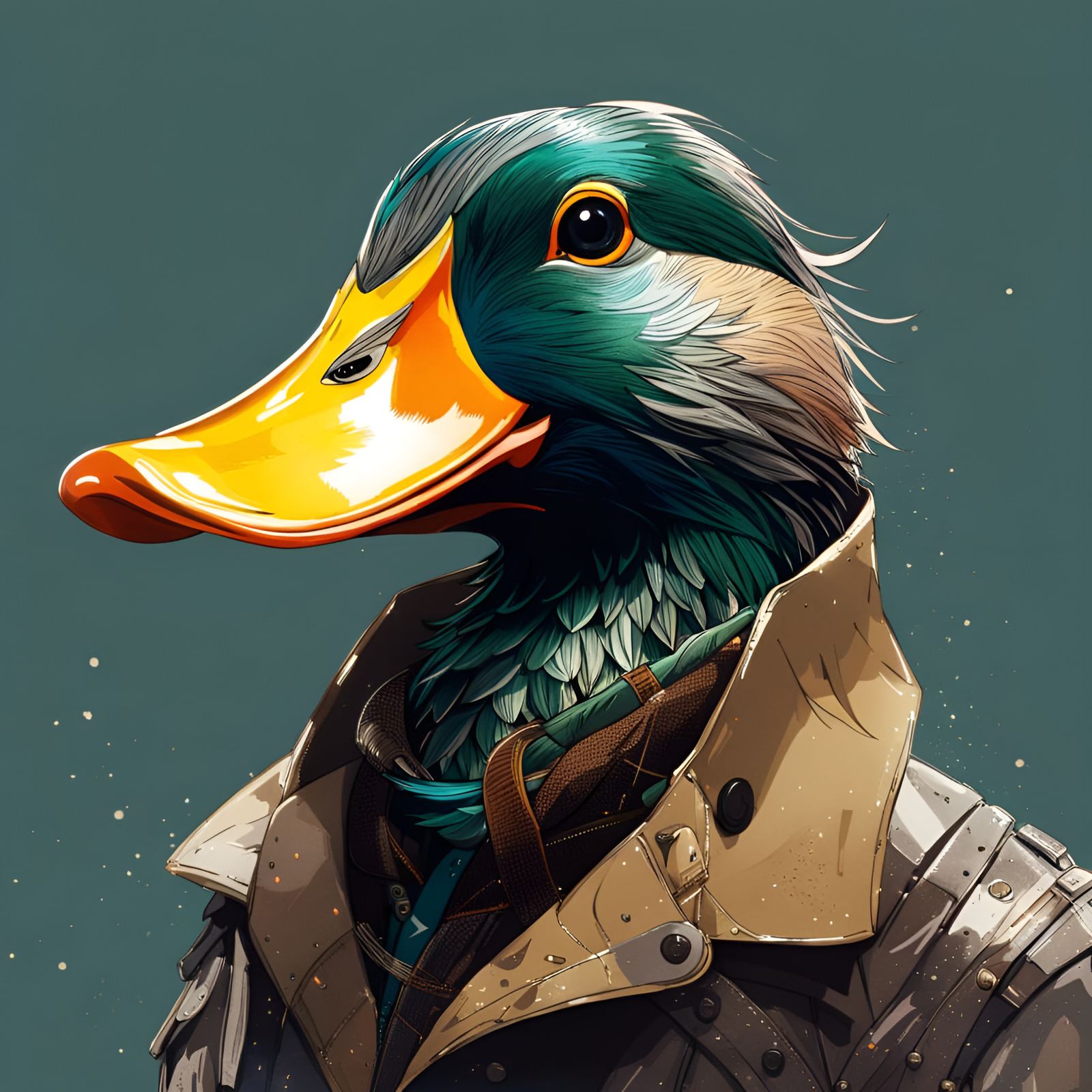 Grandpa Duck - AI Generated Artwork - NightCafe Creator