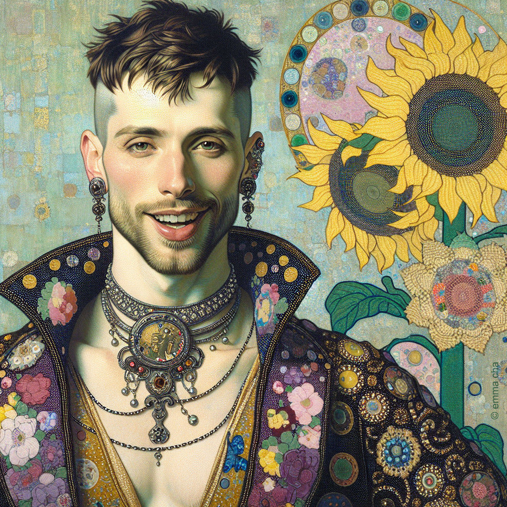 Imaginary Portrait of Young Van Gogh with Two Ears