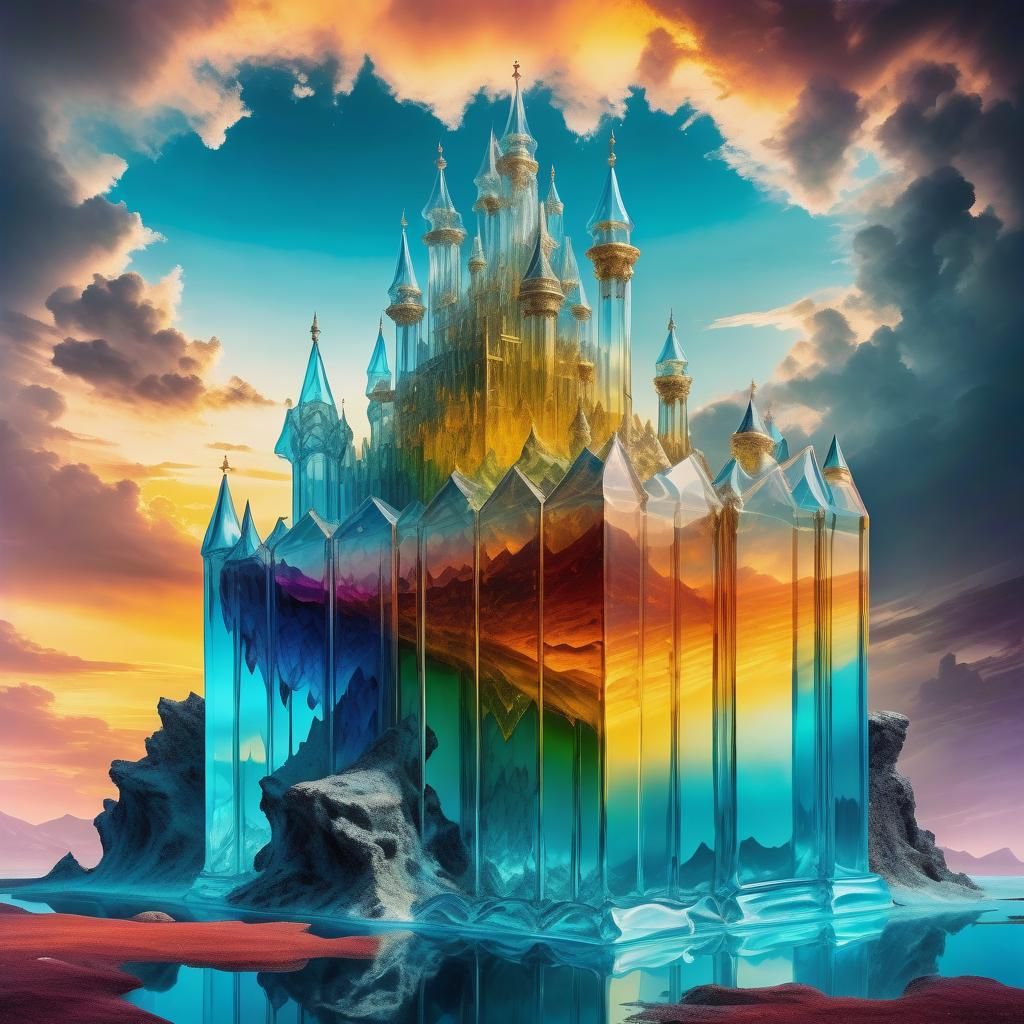 Crystal Castle II AI Generated Artwork NightCafe Creator