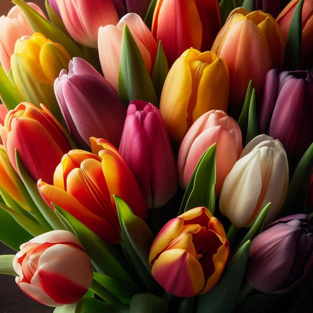 Tulip flowers