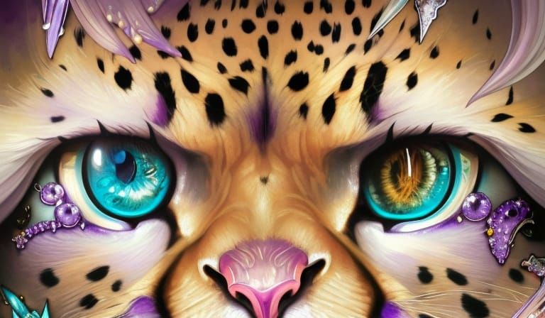 In the eyes of the cheetah