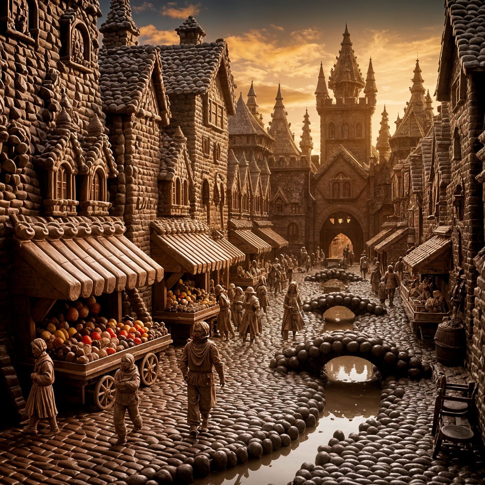 Choco-village  by @Sherkhal