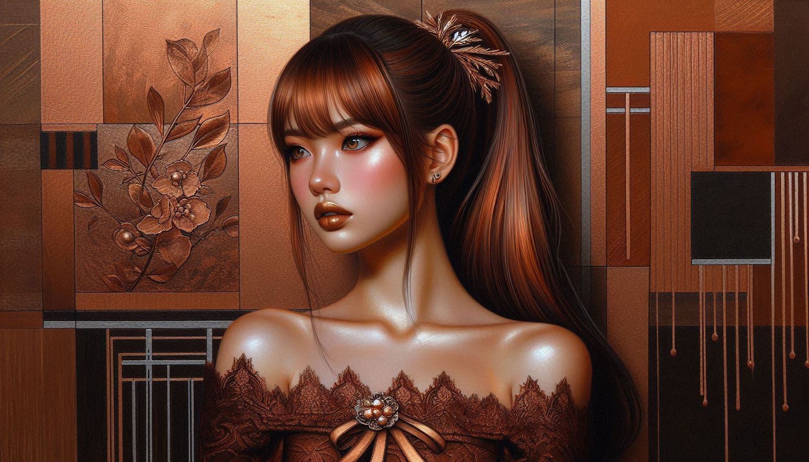 A gesture, a glance, a long journey
That bronze, faithfully,...