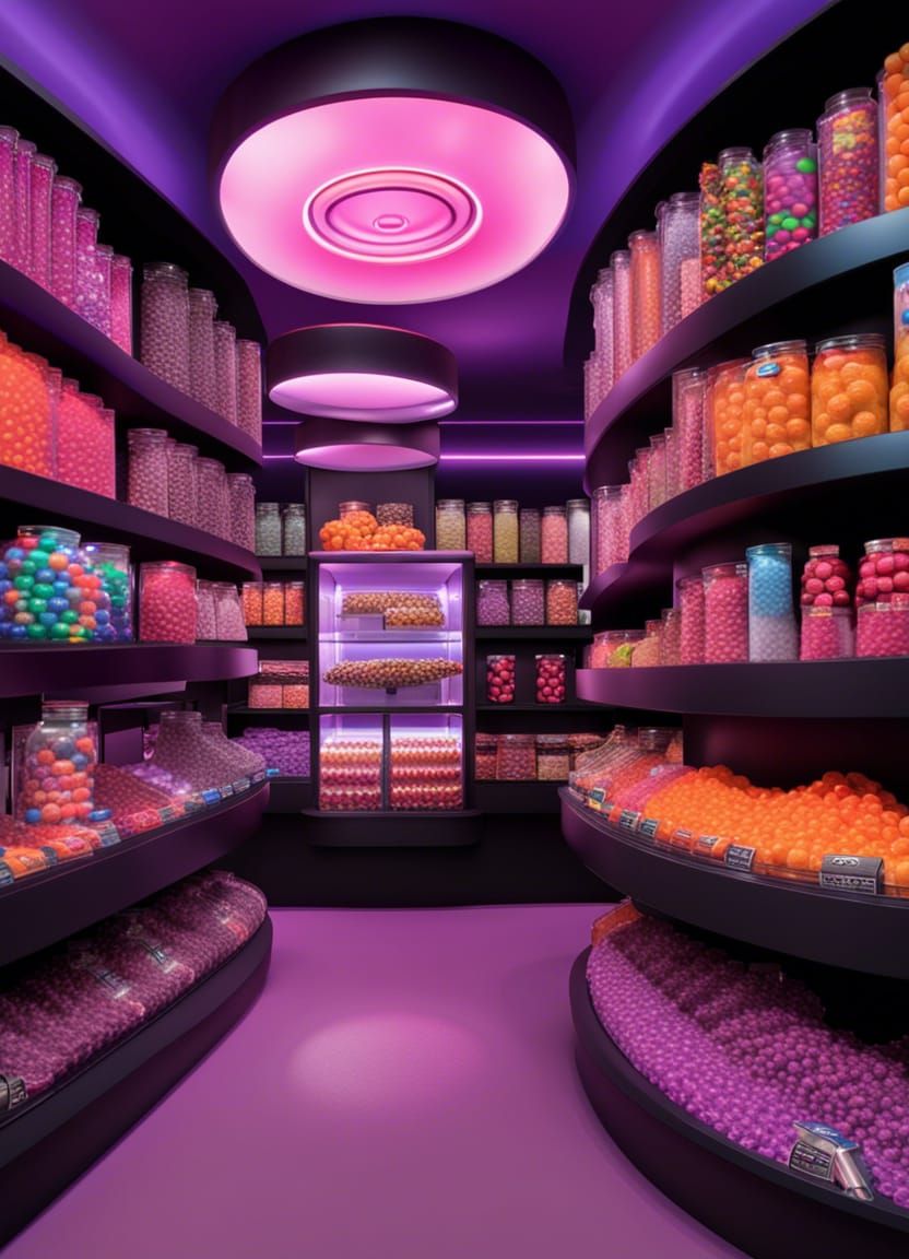 Candy store - AI Generated Artwork - NightCafe Creator