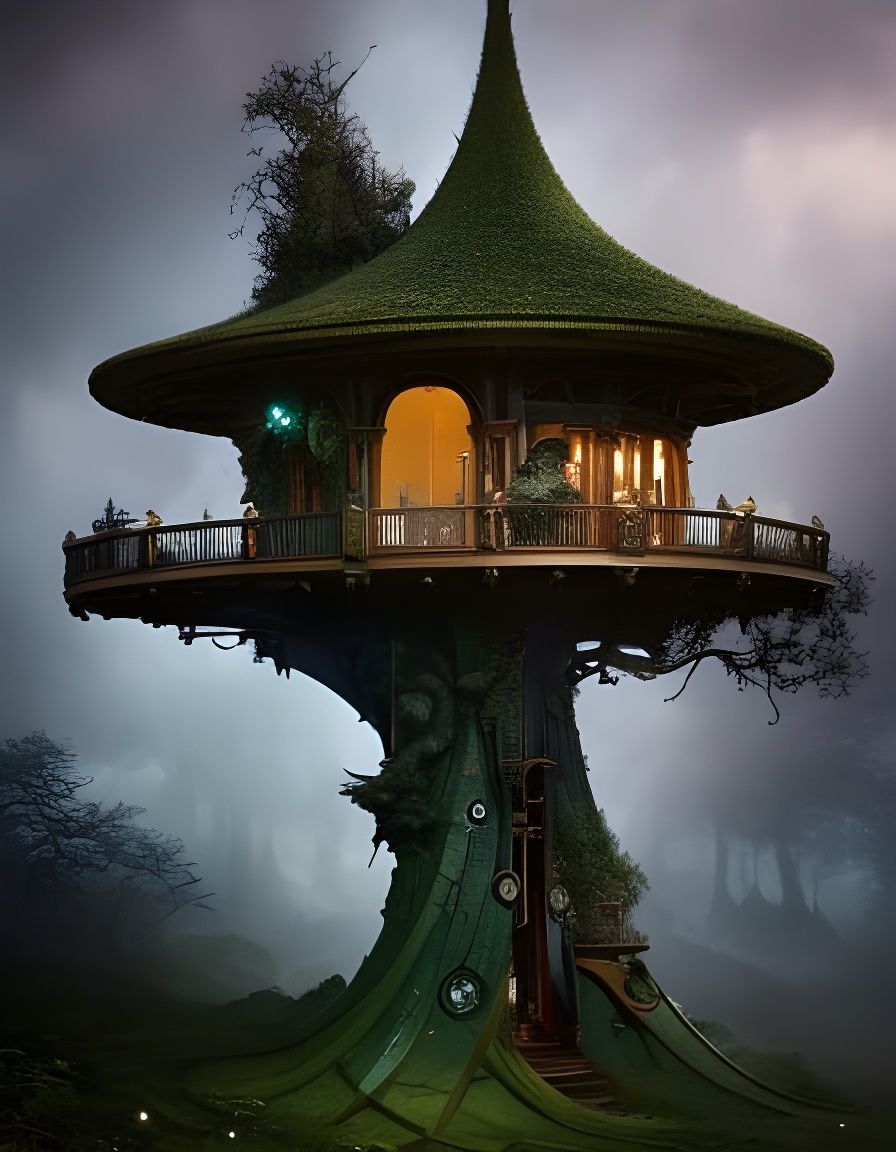 Mgical Treehouse Inside the World Tree