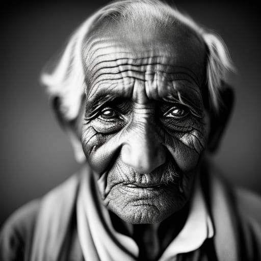 Indian grand father - AI Generated Artwork - NightCafe Creator