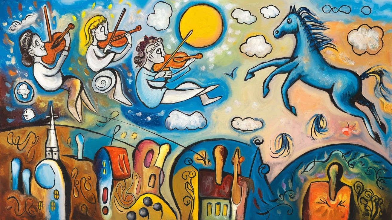 Oil painting, phantasy