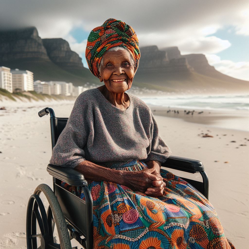 Buhle at Bloubergstrand