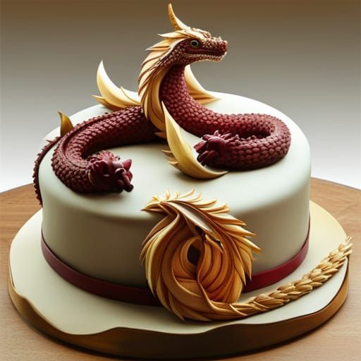 Fiction-Food Café: Dragon Cake!