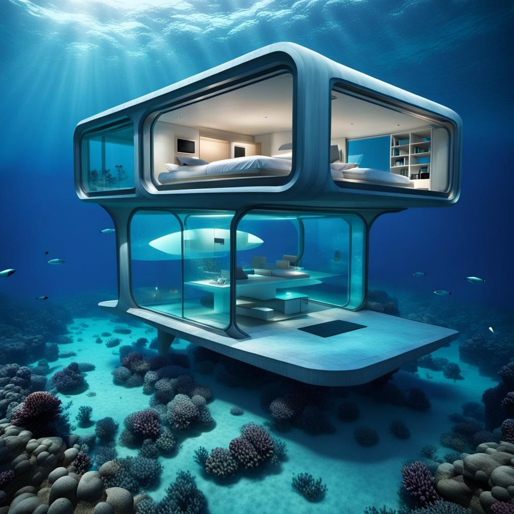 Live in the ocean!  by @undefined