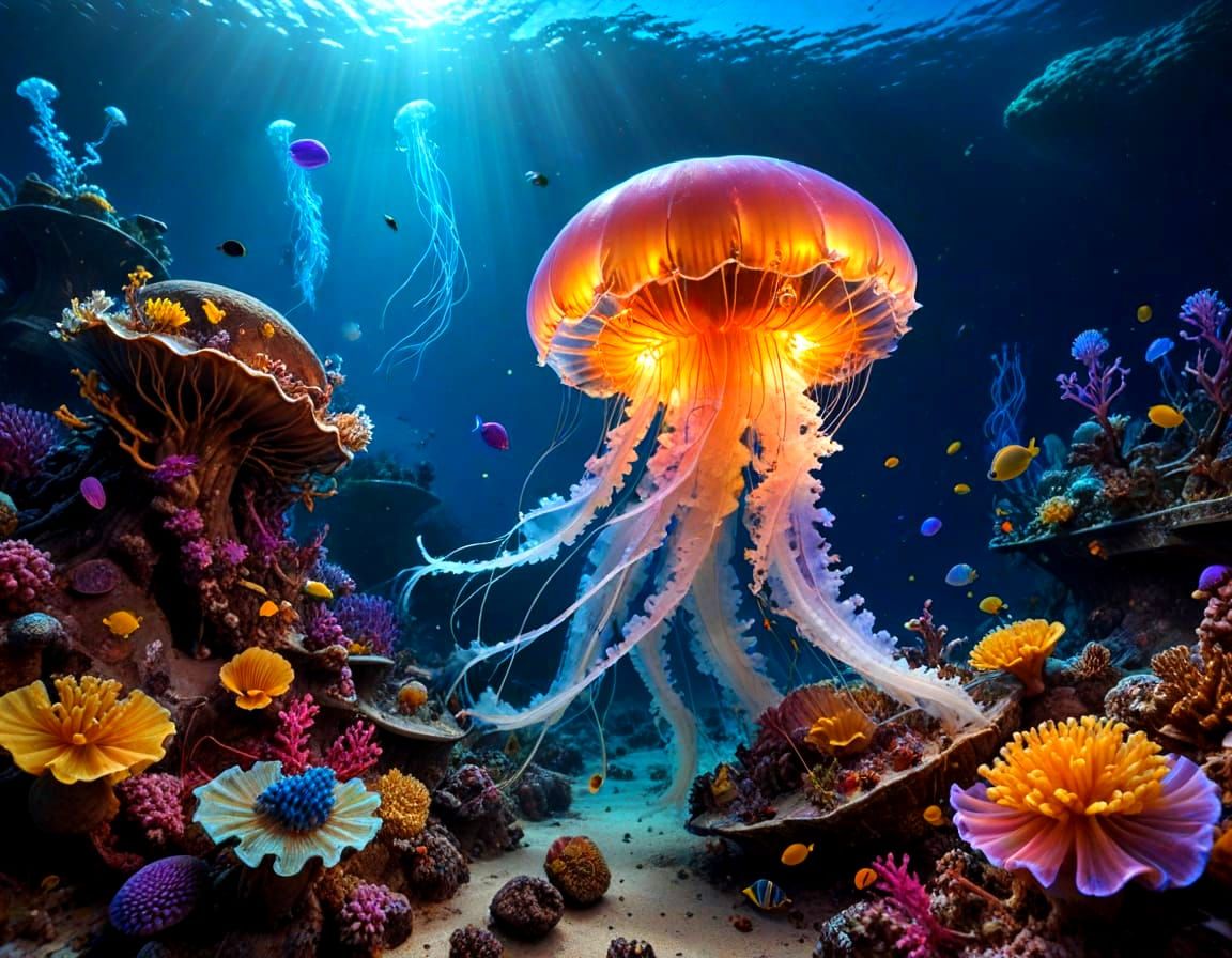 Beneath the waves  by @Croc lover