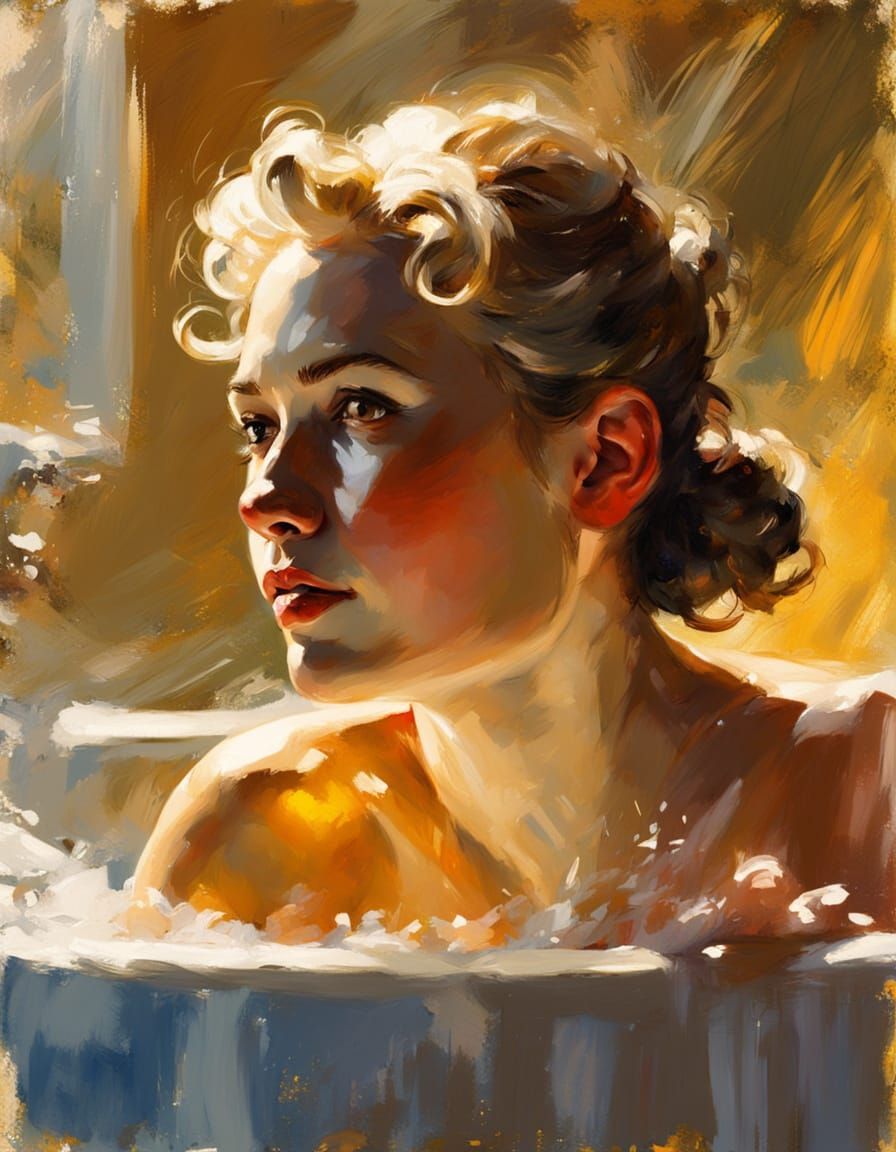 Bubble Bath  by @Rosien_HoH