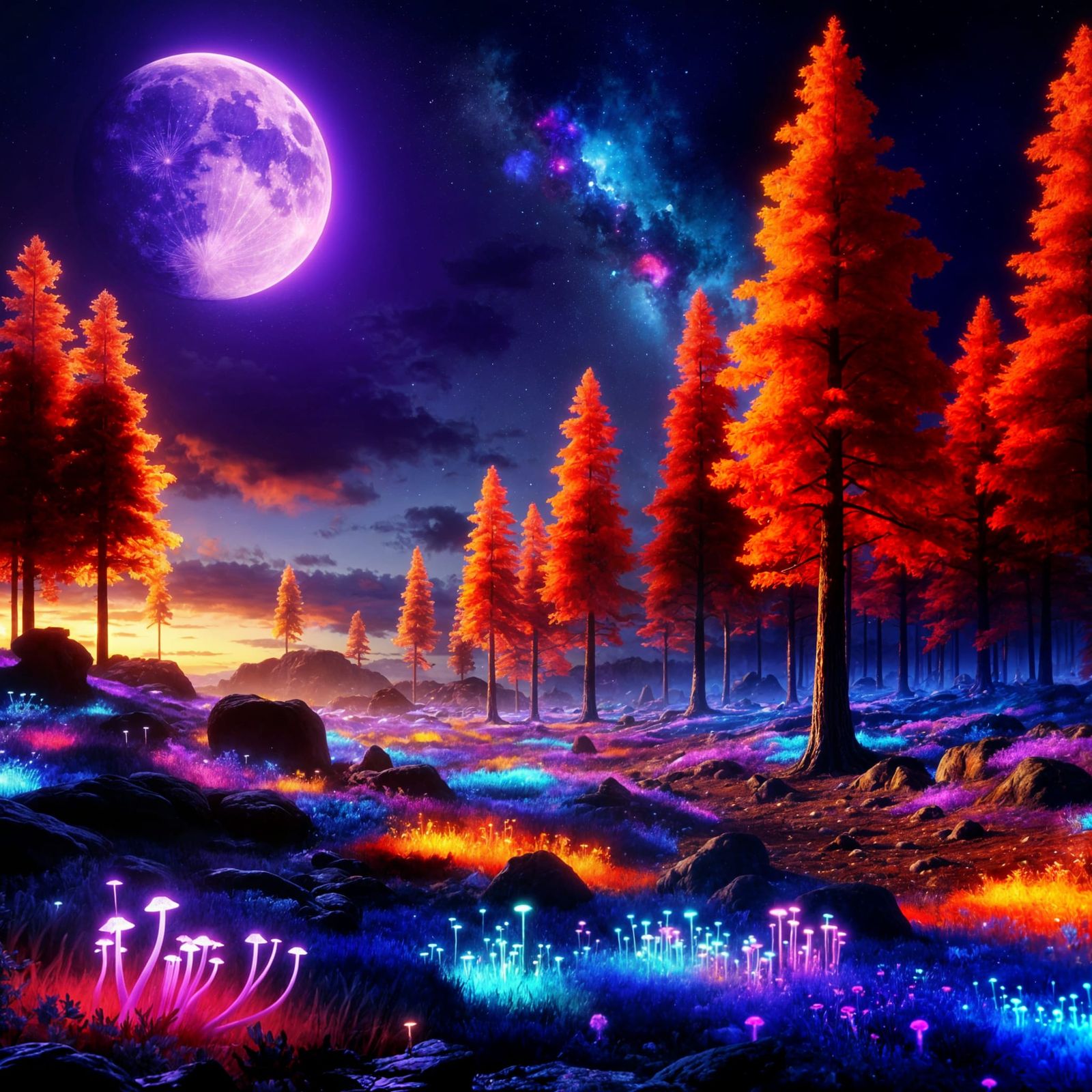 magical forest  by @thane of fyfe