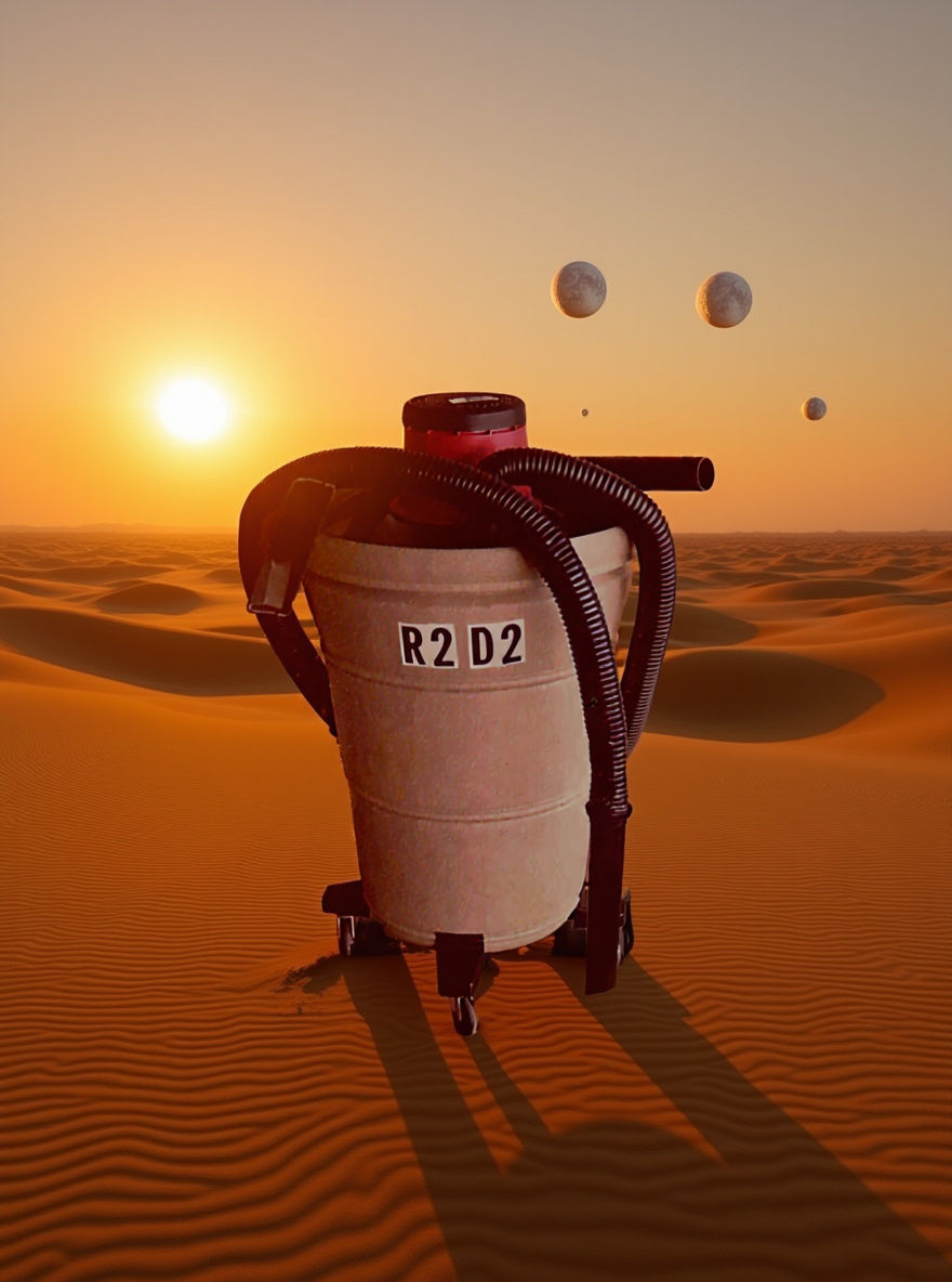 Dad's Shop Vac after 1st Star Wars