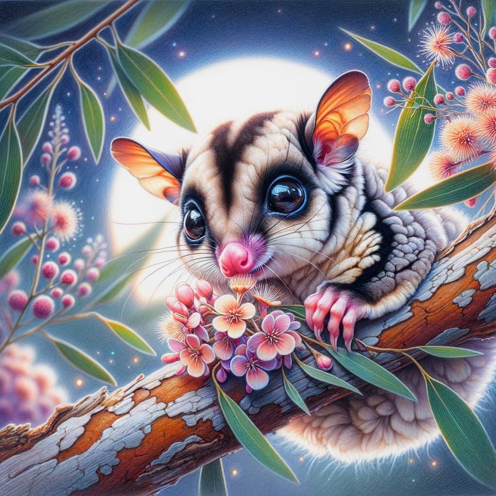 Sugar Glider  by @Joanna7