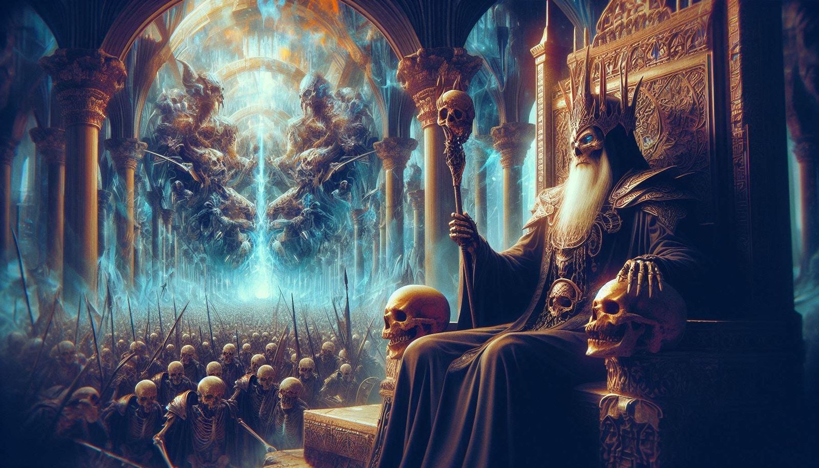 The Necromancer in His Hall