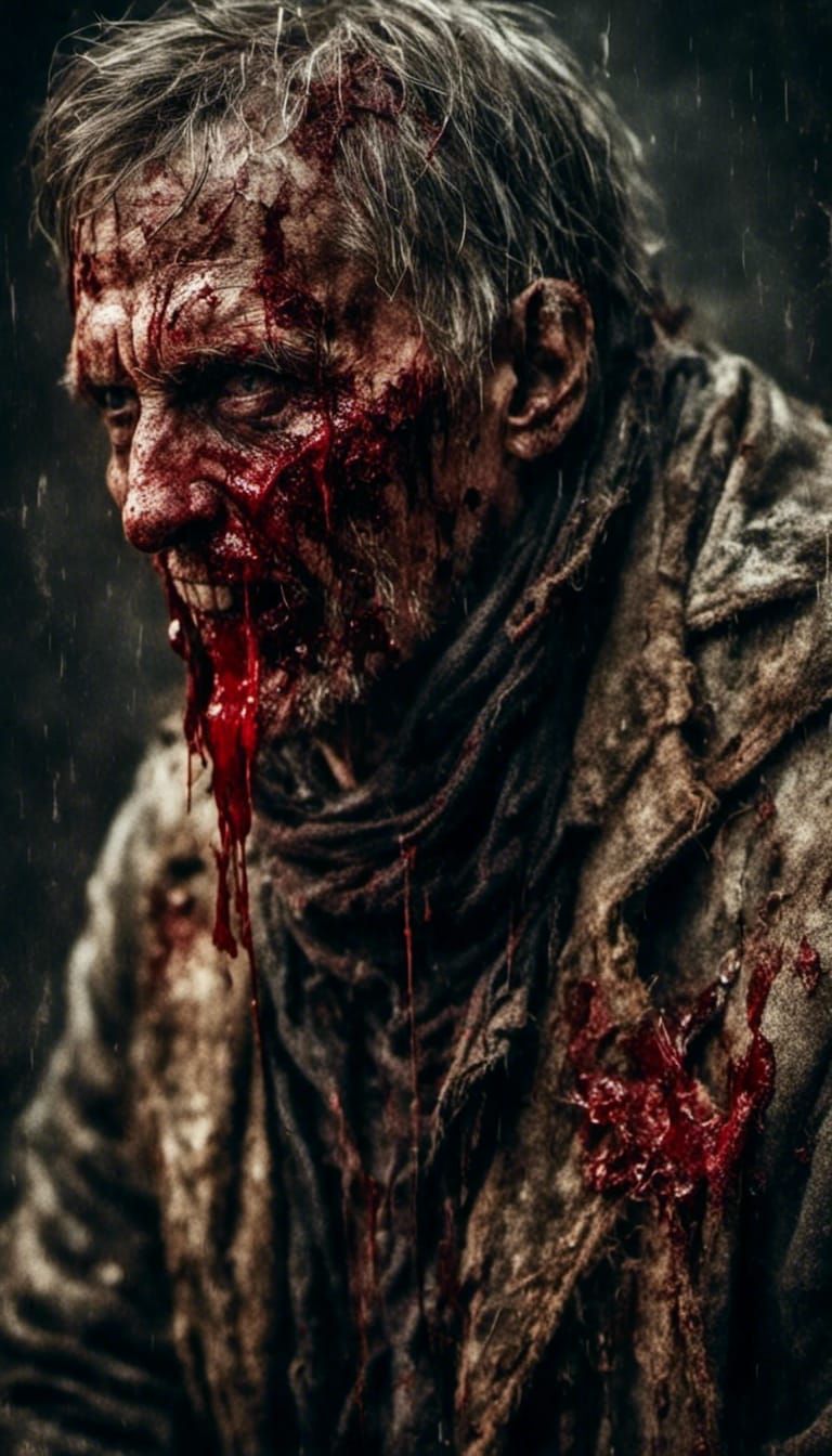 <lora:NC Hyperreal:1.0> <lora:Macabre:1.0> A crying farmers ...