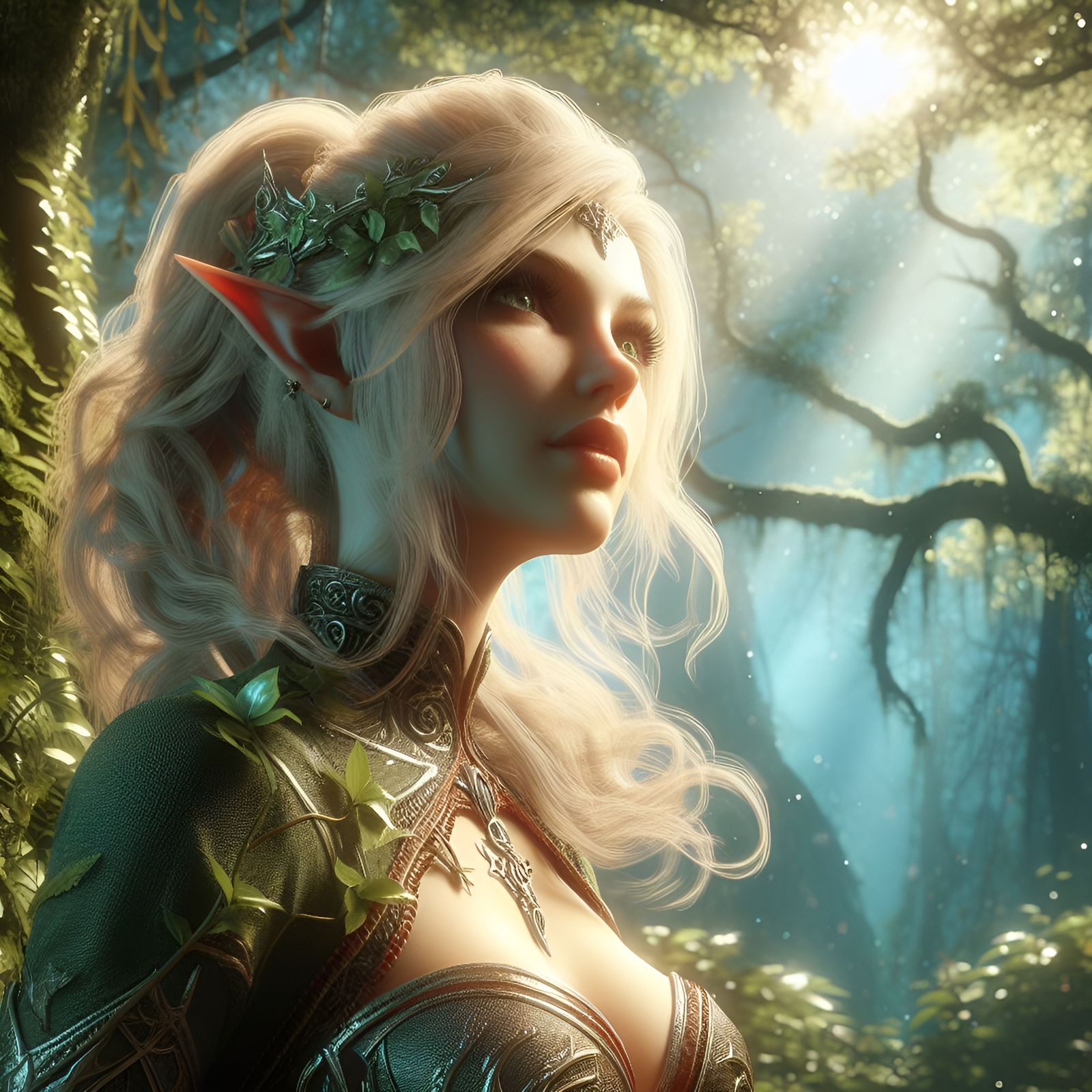 gorgeous elf girl