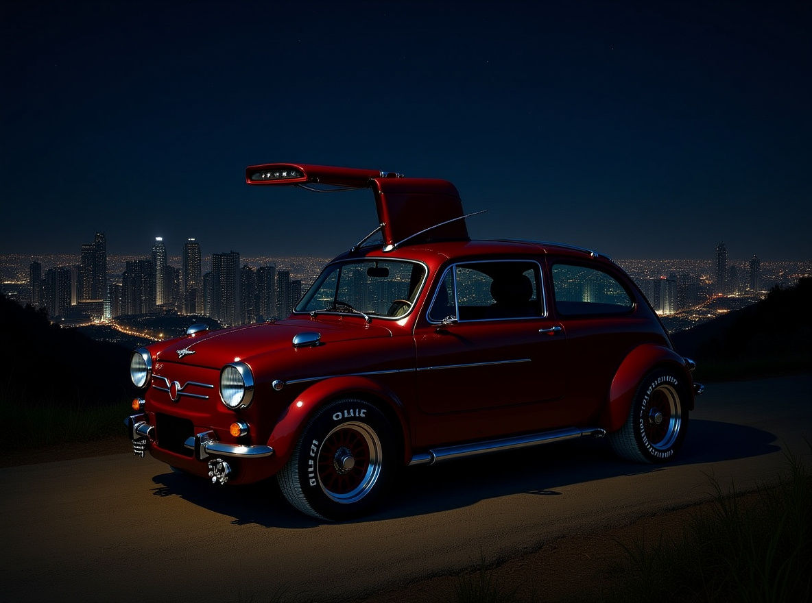 1973 Seat 600 Gullwing Special Red