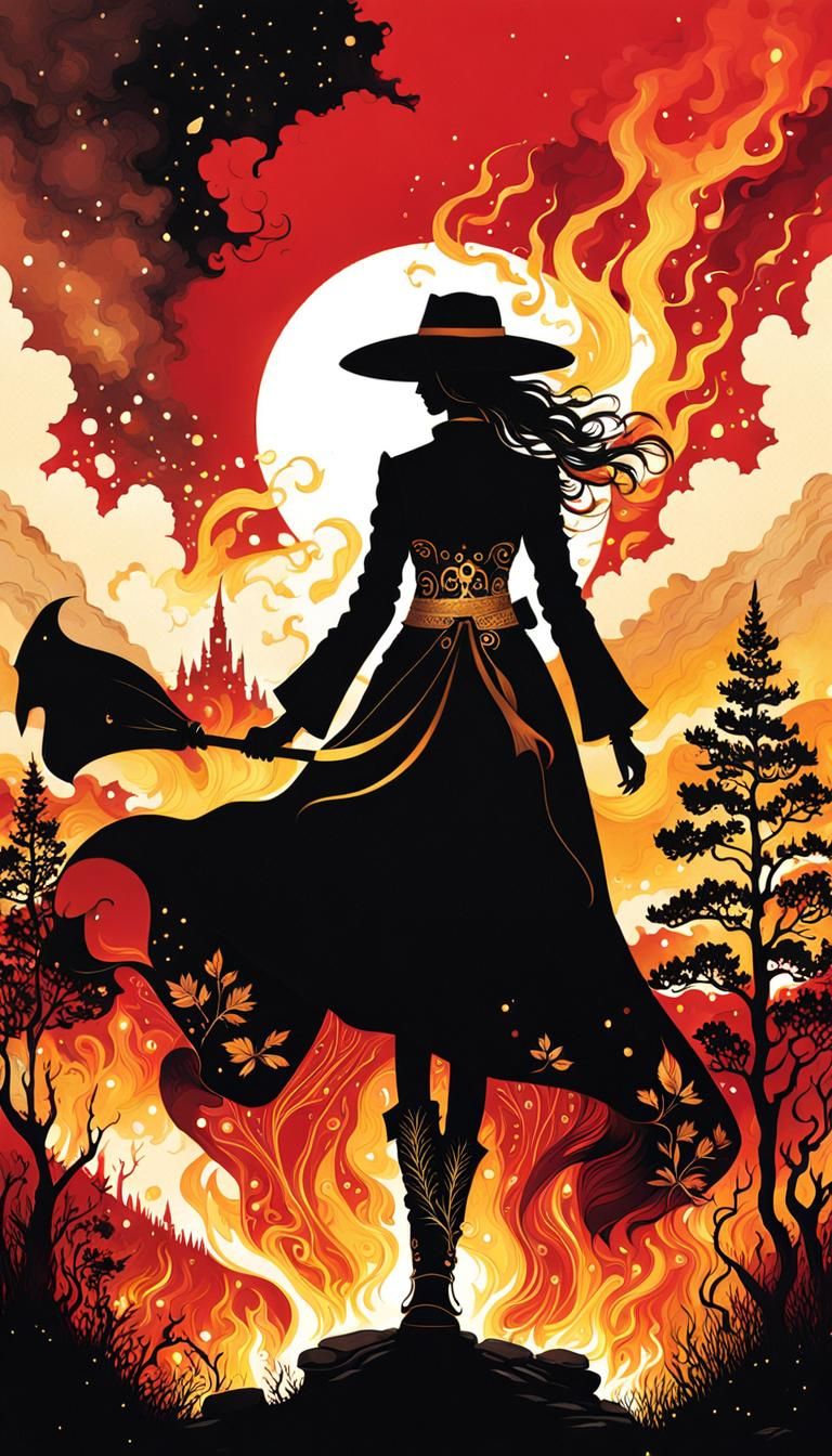 Fanning the flames  by @Syrtica