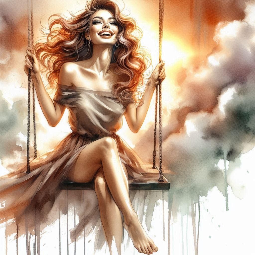 Swing  in the clouds