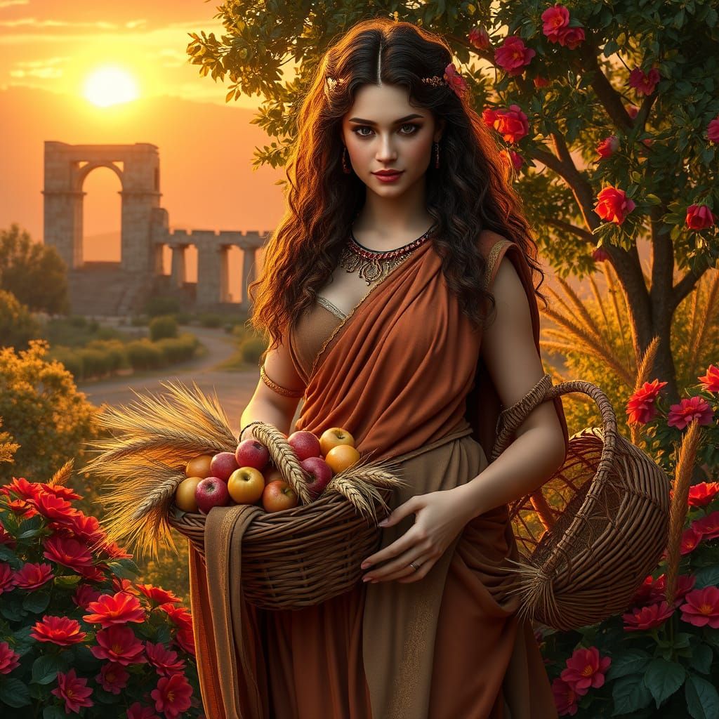 Roman goddess of agriculture  by @Rosa Maria Balbas Prieto