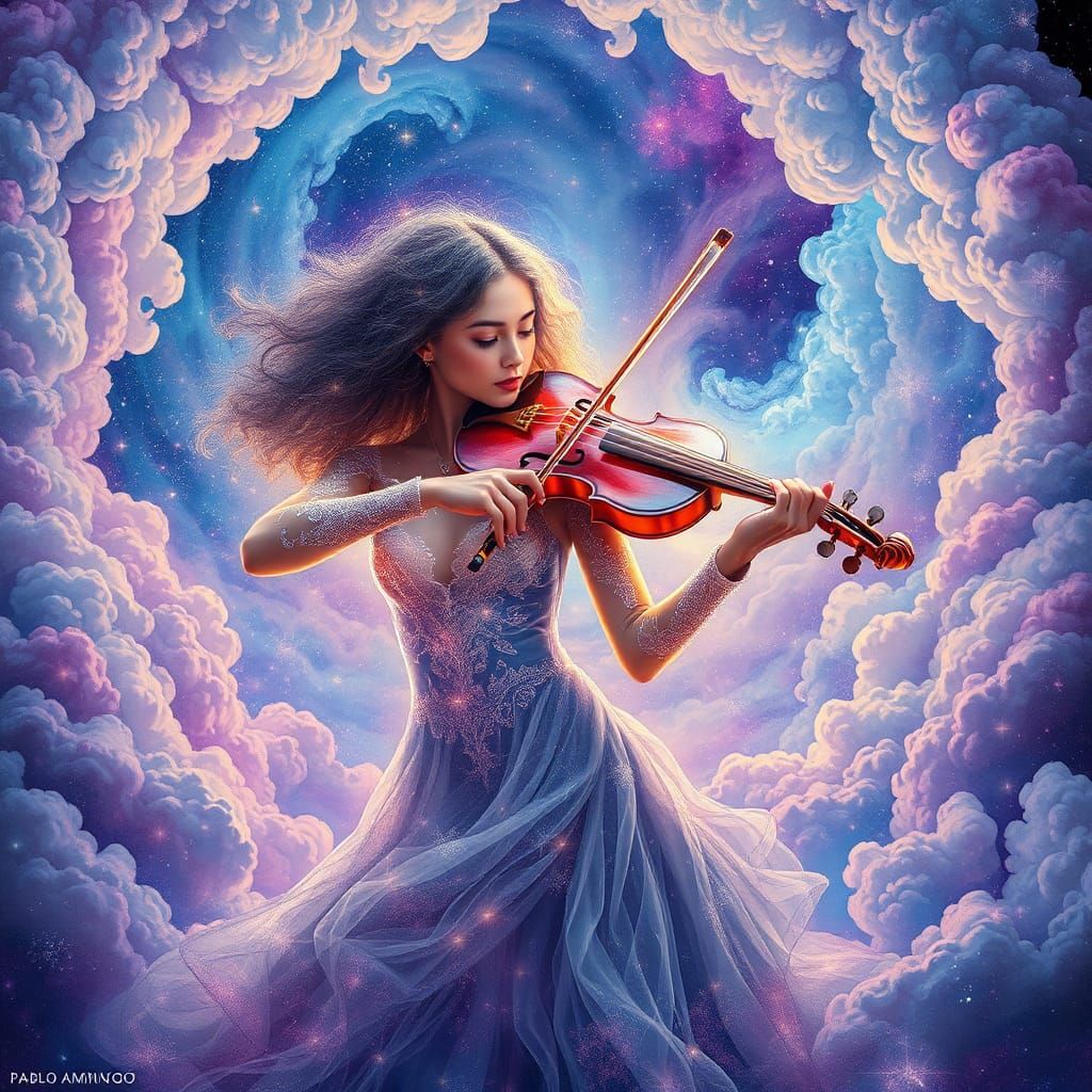 violinist   by @Mila K
