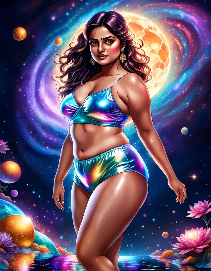 Hot curvy bold figure, curvy side body madhu sharma wearing ...