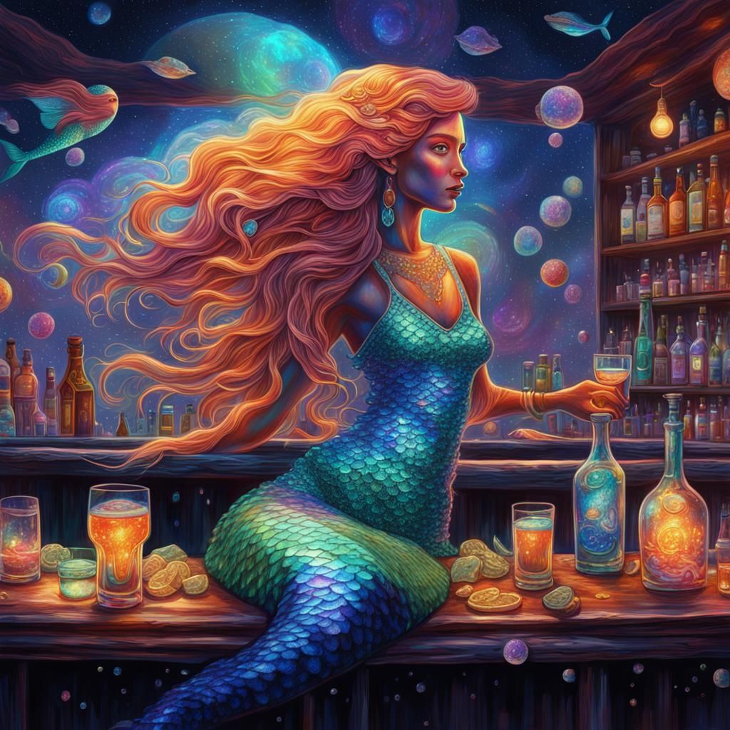 Pour the lady a drink, boys!