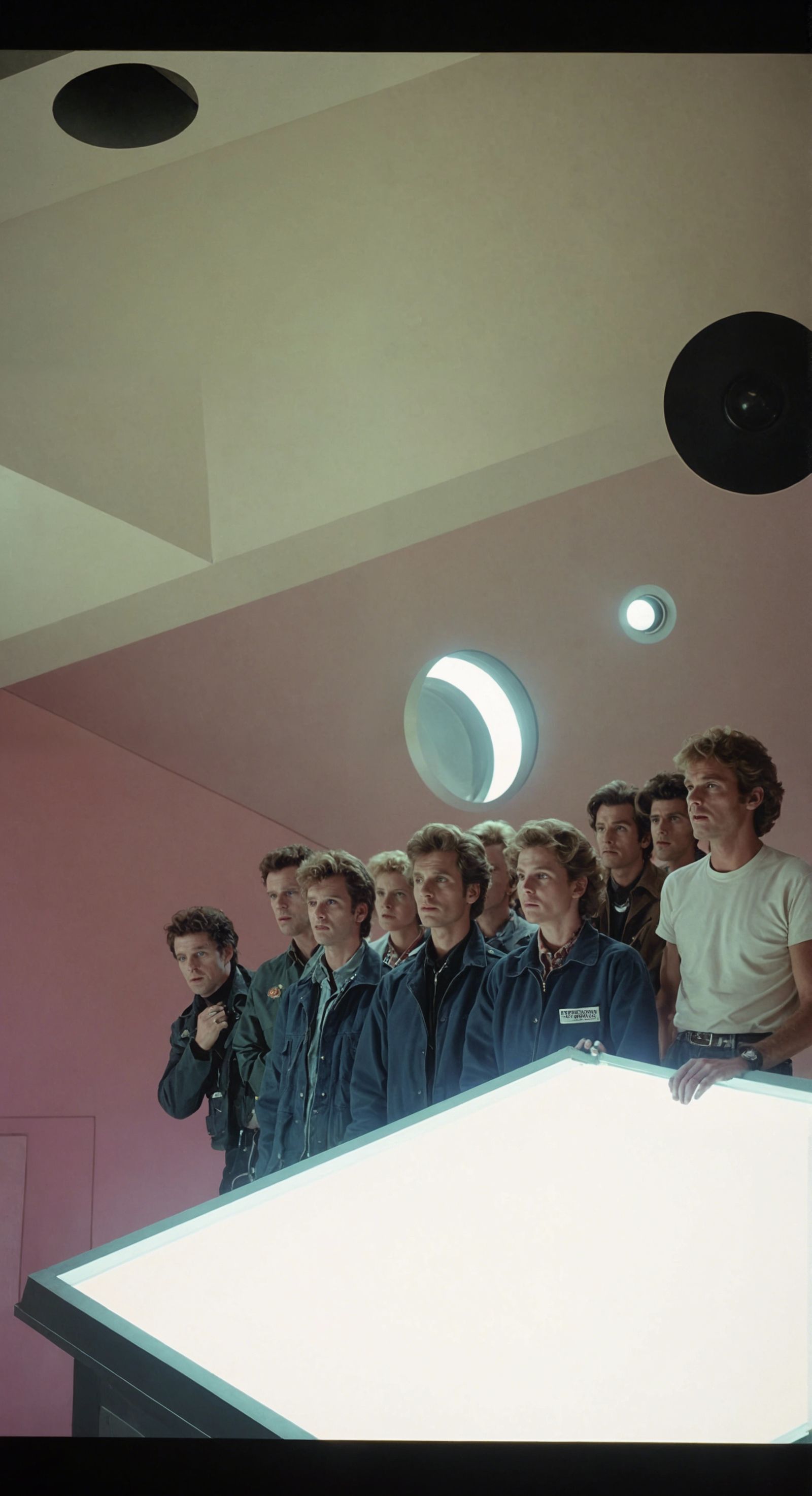 The people in the stairwell are unwell