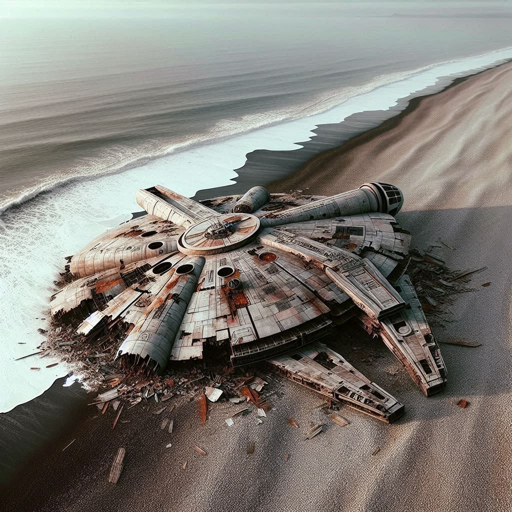 Crash landing for the Falcon