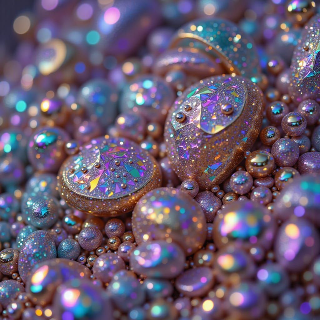 <lora:PrismVeil-Spectralis:1.0> Iridescent fx