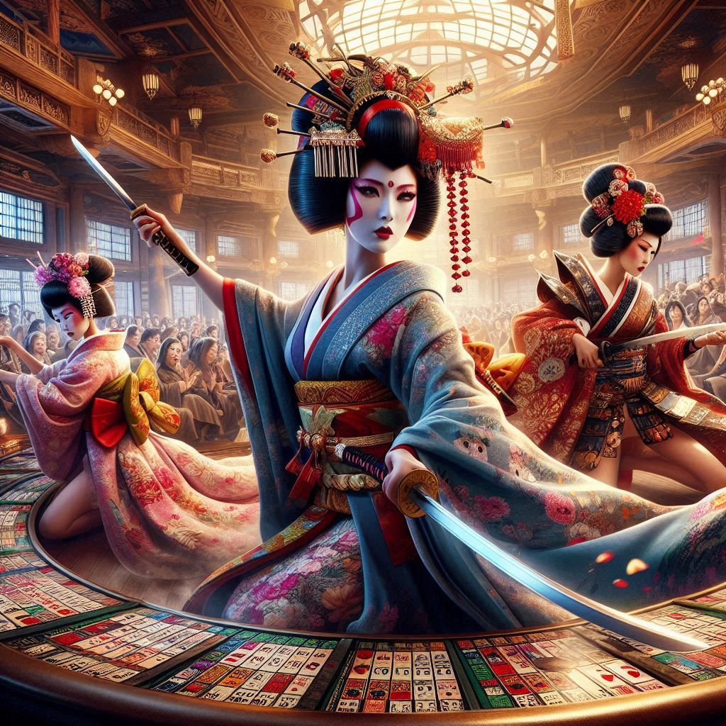 GEISHA CASINO - AI Generated Artwork - NightCafe Creator