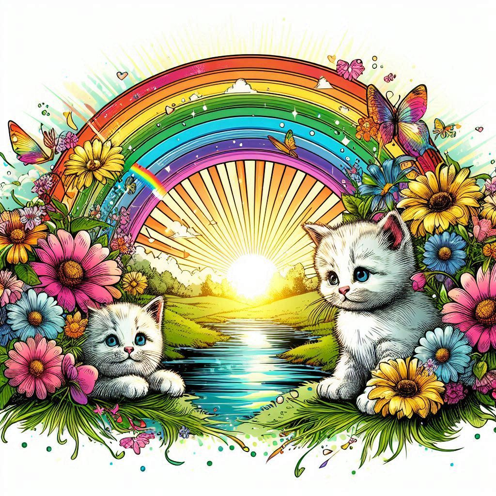 Kittens and rainbows