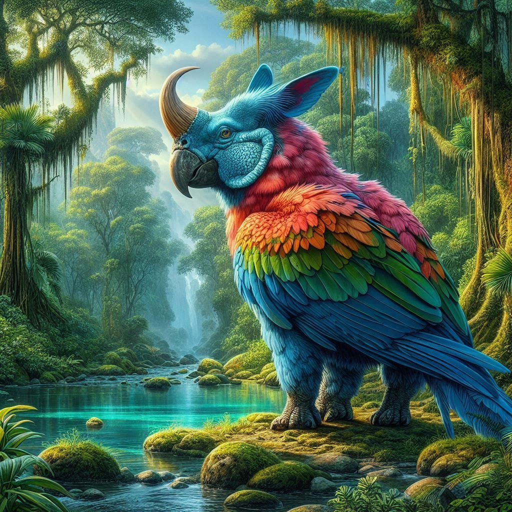 Hybrid Rhino Parrot