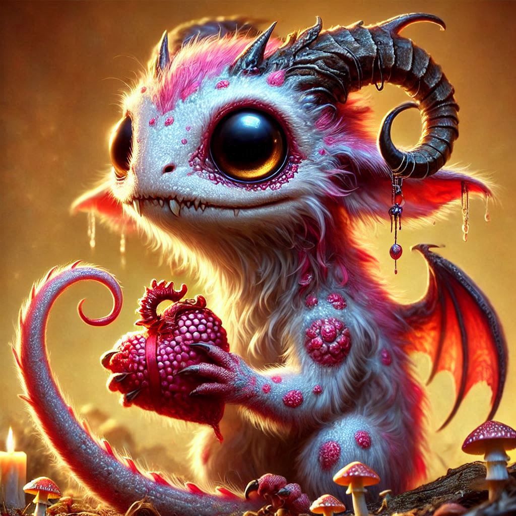 adorable fairy-tale fantasy creature portrait..