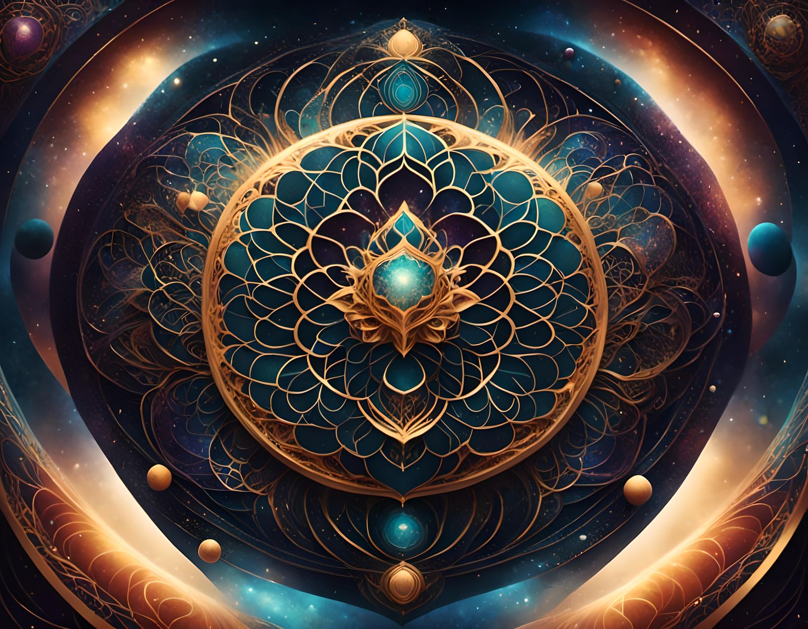 Sacred Galaxy - AI Generated Artwork - NightCafe Creator