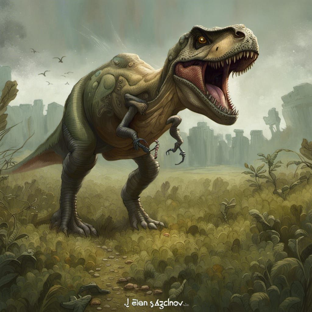 T-Rex - AI Generated Artwork - NightCafe Creator