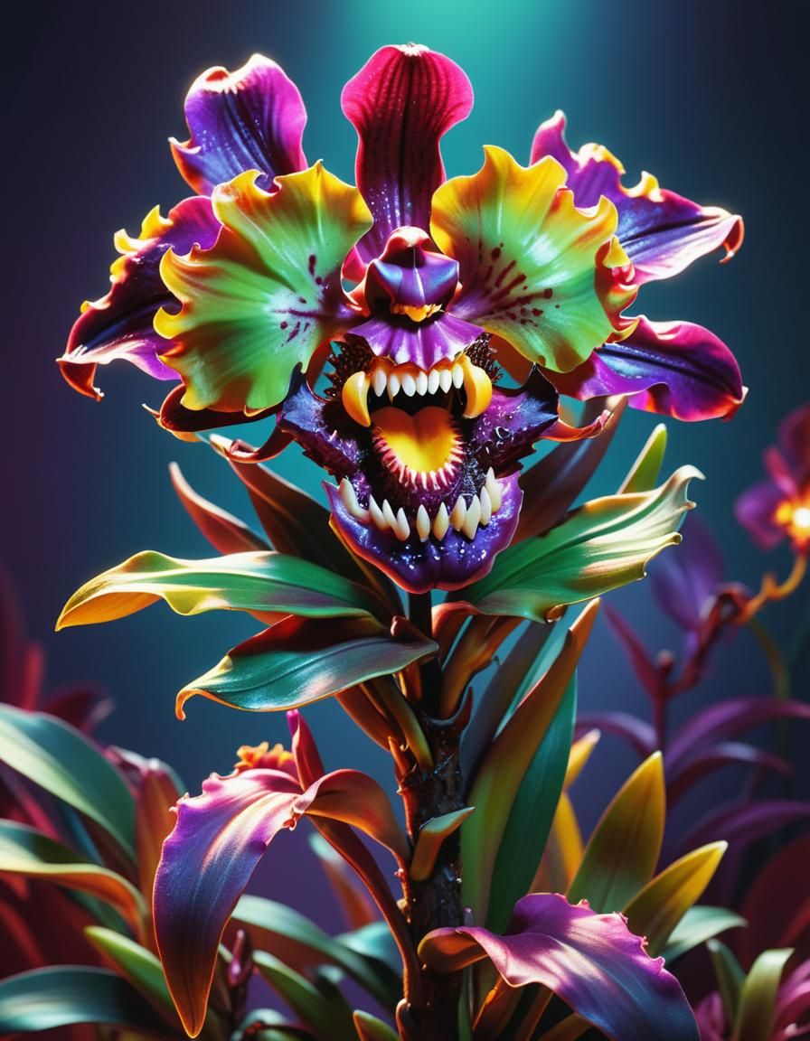 Cannibal Orchid Plant