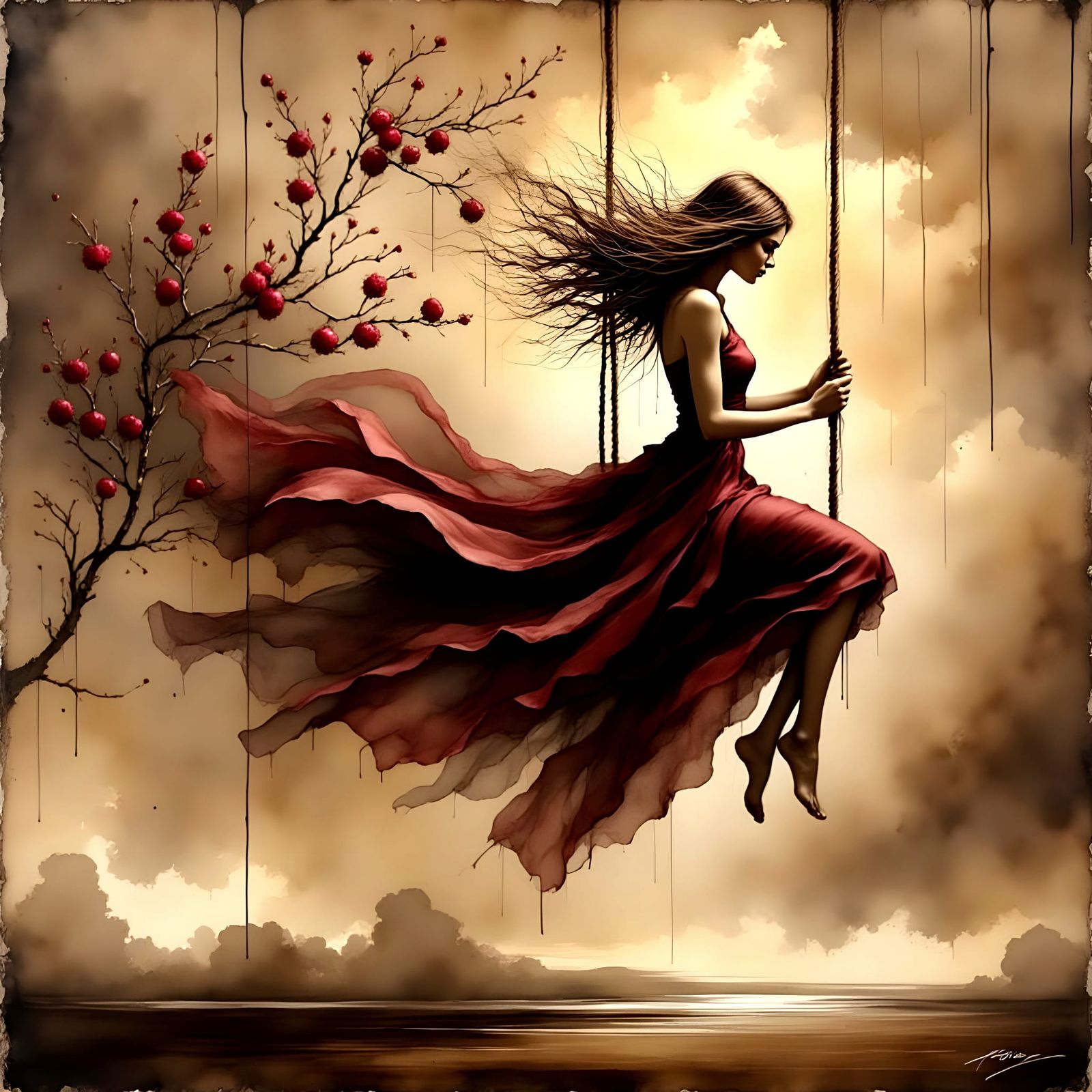 Swing through dreams  by @Noauna