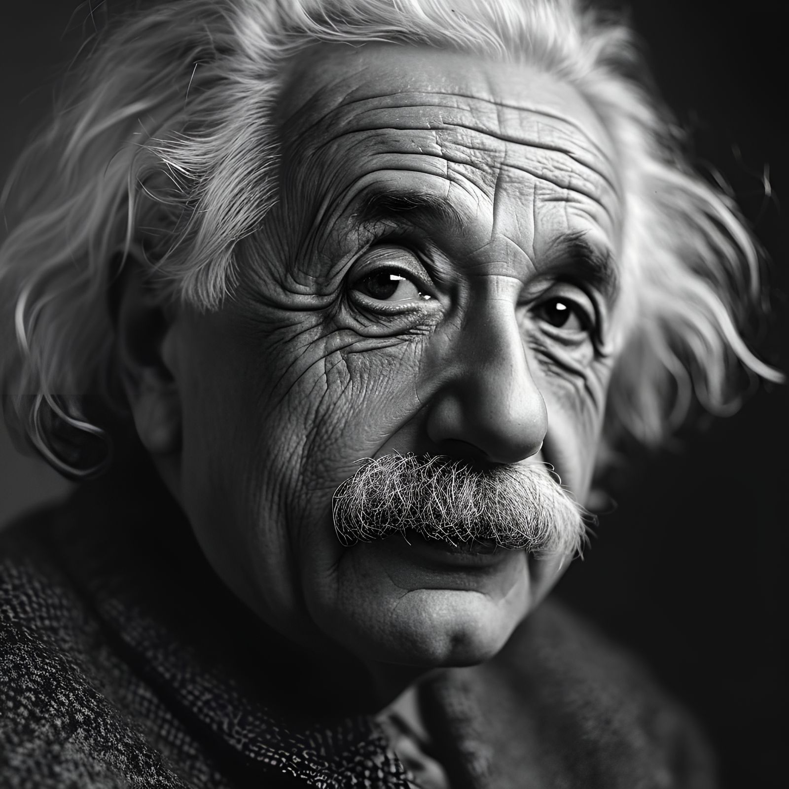 A genius in black and white.