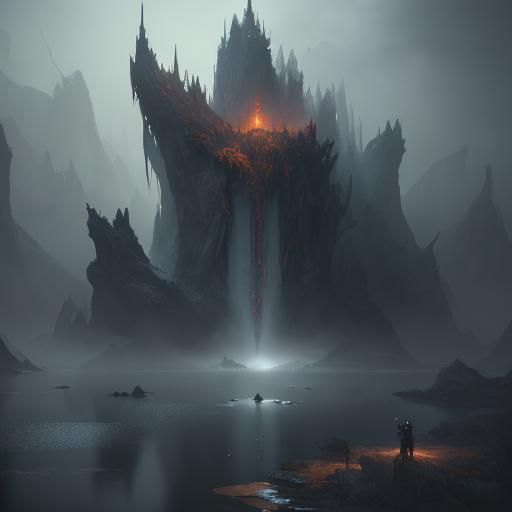Sound of Silence: Detailed Matte Painting in Deep Color