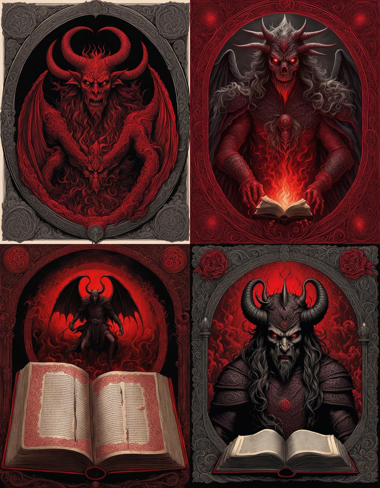 pages from the catalogue of demonic creatures
