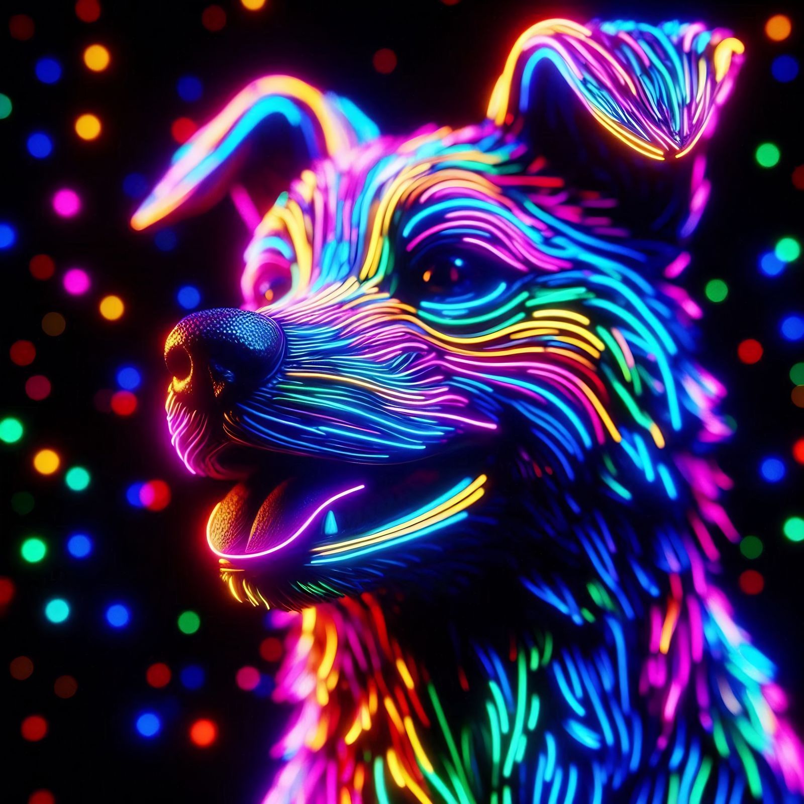 Neon Dog