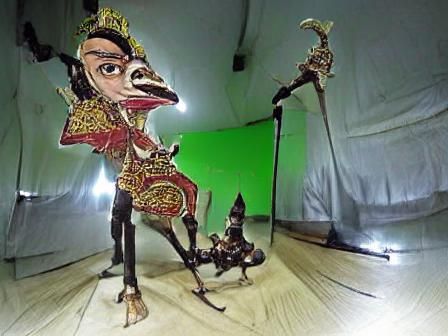 Gunungan Wayang Dalang Show Puppet Javanese bottom view 360° #film - AI ...