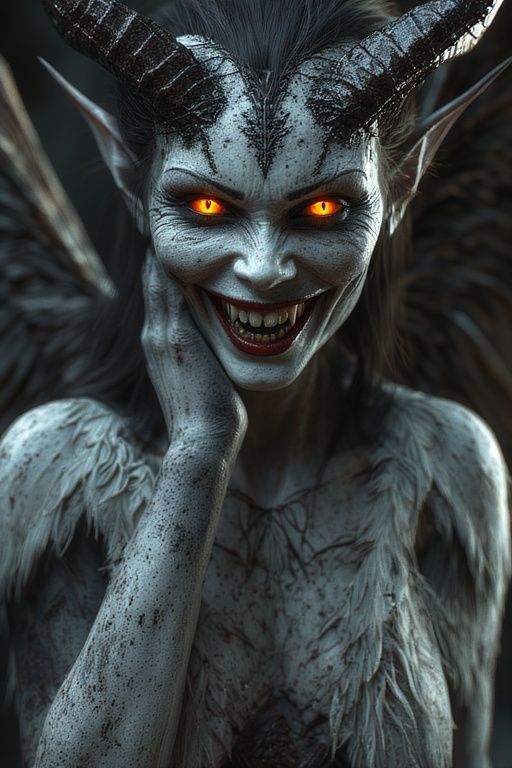 Terrifying portrait horror creations I made of the mythologi...