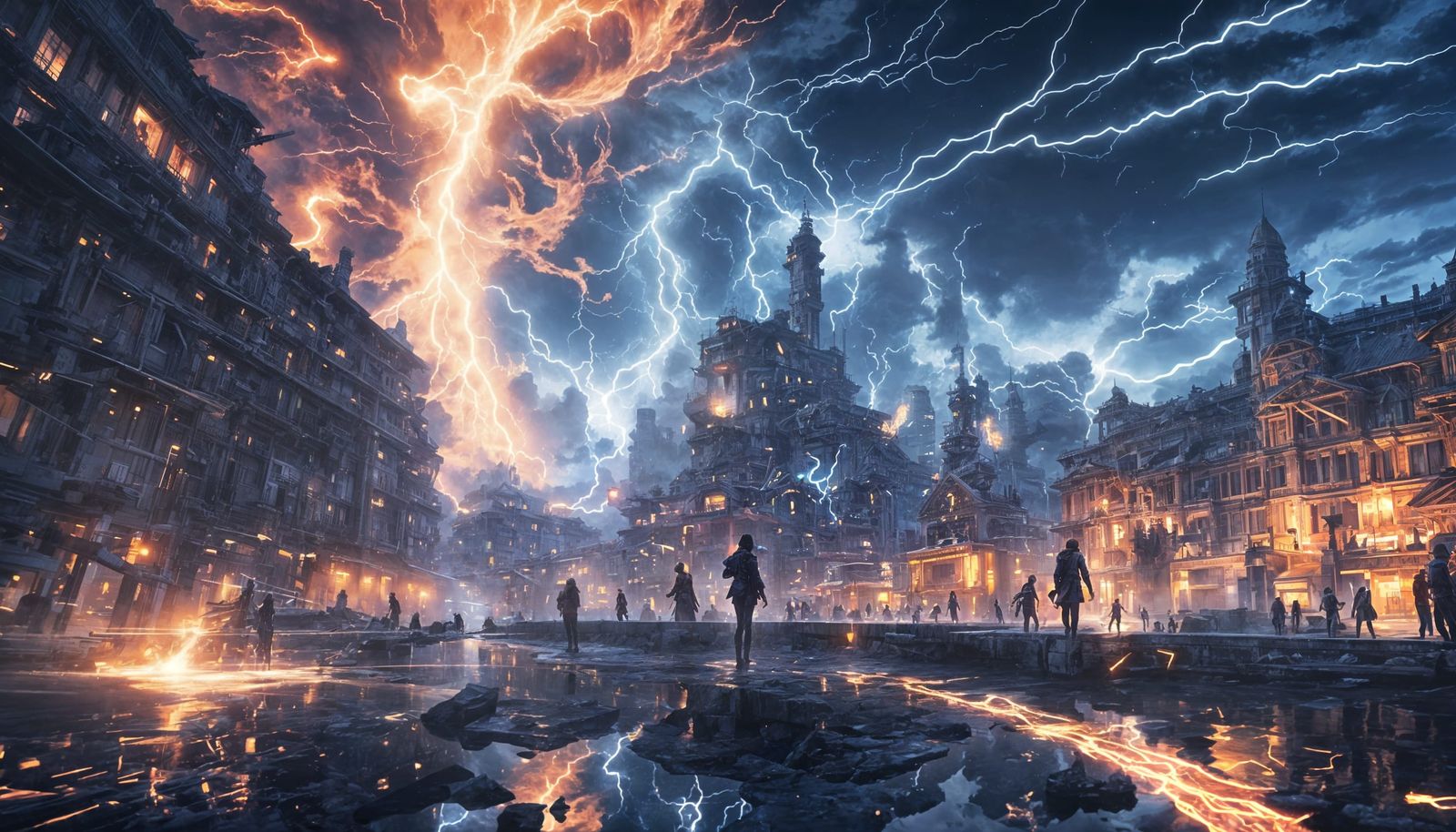 Riemann Zeta Function in Electrifying Storm