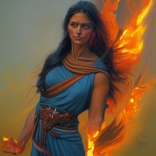 Fire goddess