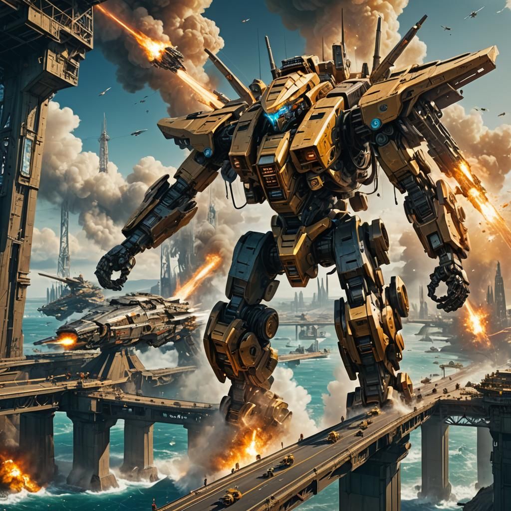 Clash on the Skybridge  by @maong mong